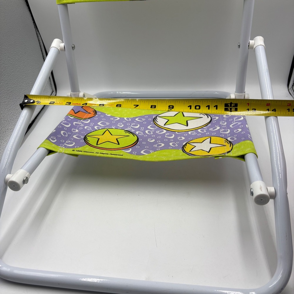Rugrats Sand Chair Kids Purple Green Vintage 1997 Nickelodeon Folding NOS tags - Picture 10 of 12